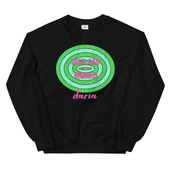 Daria Sick Sad World Crew Neck Sweatshirt - Picture 4 of 6
